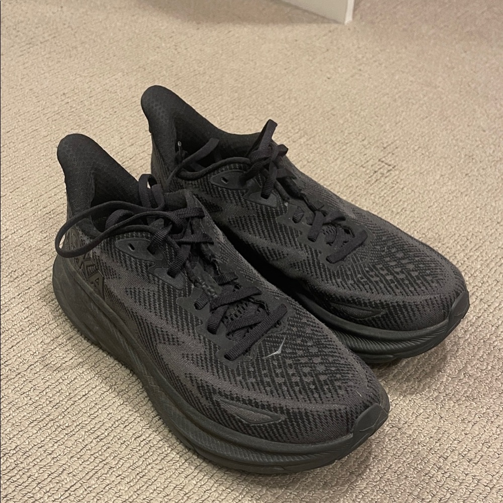 Hoka Black Athletic Running Shoes